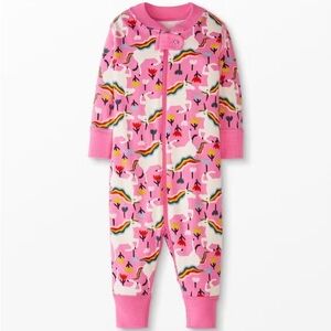 Hanna Andersson Rainbow Unicorn Baby Zip Sleeper In Organic Cotton 12-18M